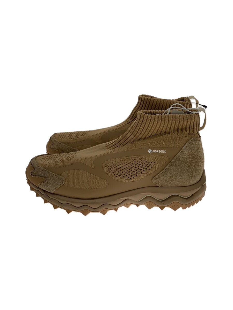 【中古】MIZUNO◆WAVE MUJIN TL MID GTX/27糎/BEG/ゴアテックス/NN-F4554【シューズ】