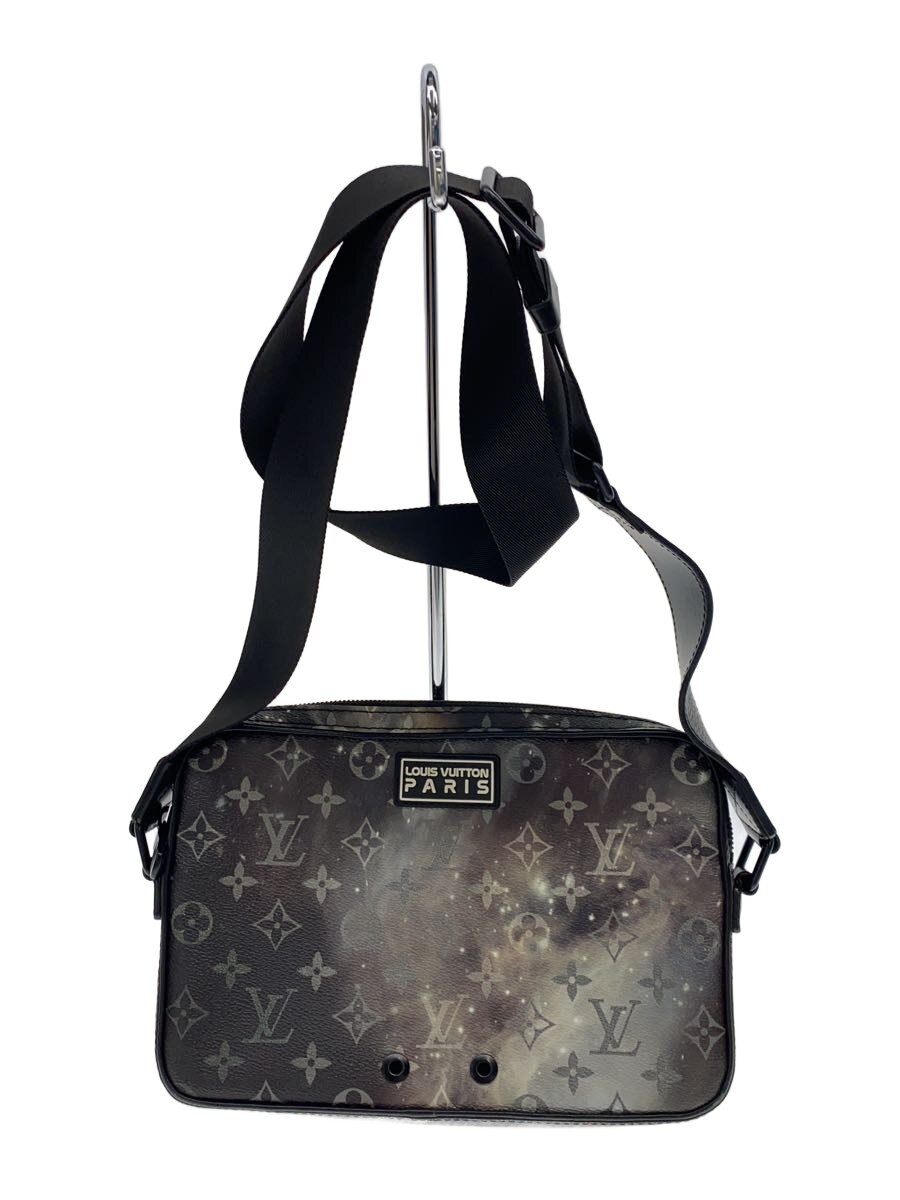 【中古】LOUIS VUITTON◆アルファ・伝達人_モノグラム・ギャラクシー/PVC/BLK/総柄【御徒面子】