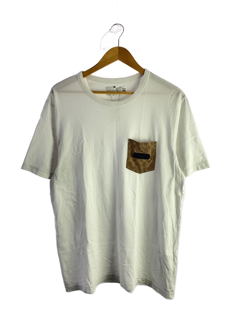【中古】COACH◆プルオーバー/L/綿織物/WHT/C9148/? NULL ?【メンズウェア】