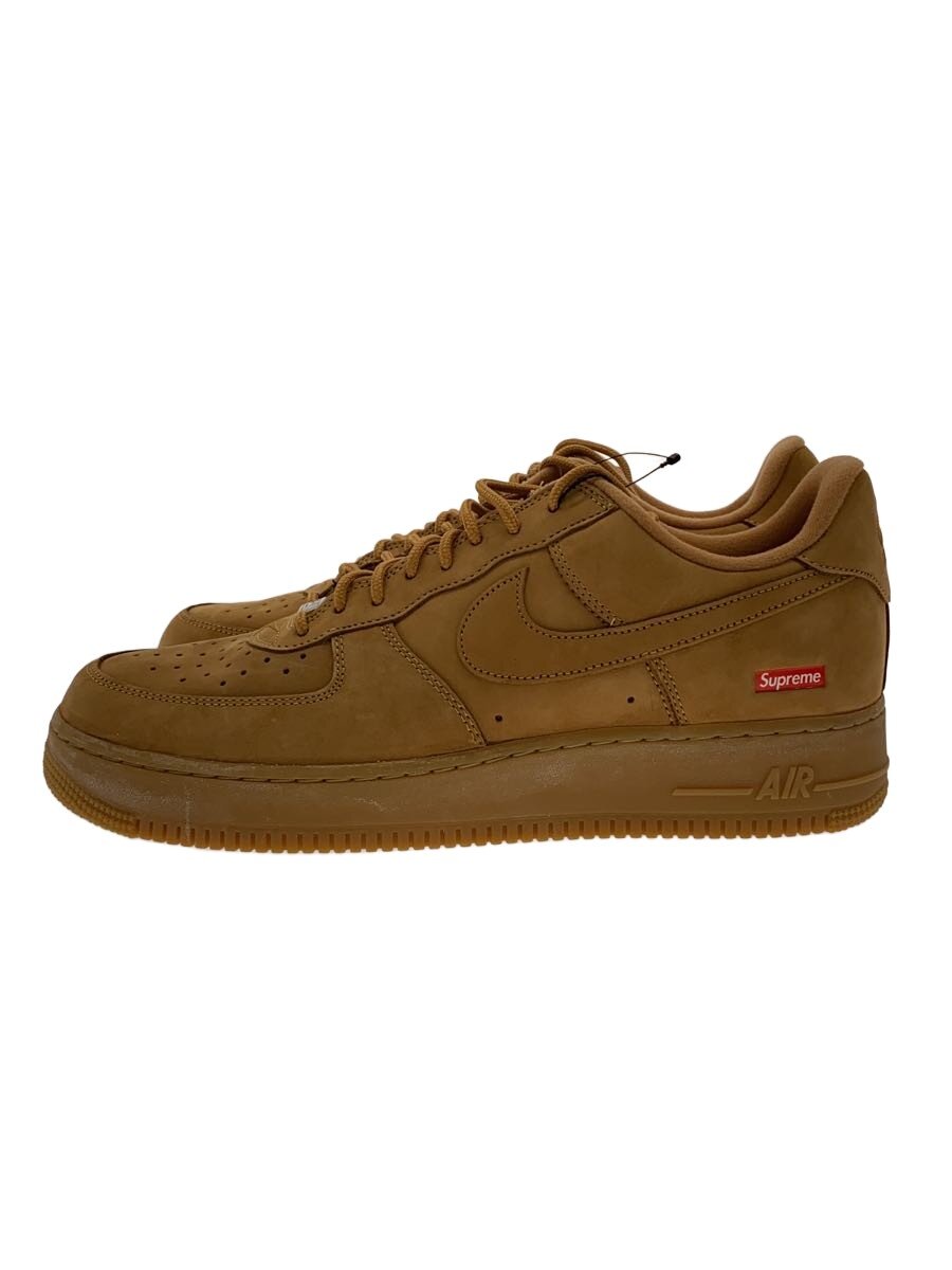 【中古】NIKE◆AIR FORCE 1 LOW W/SUPREME_エア湖 フォース 1 置き目 ウィート シュプリーム/30珊/CML【シューズ】