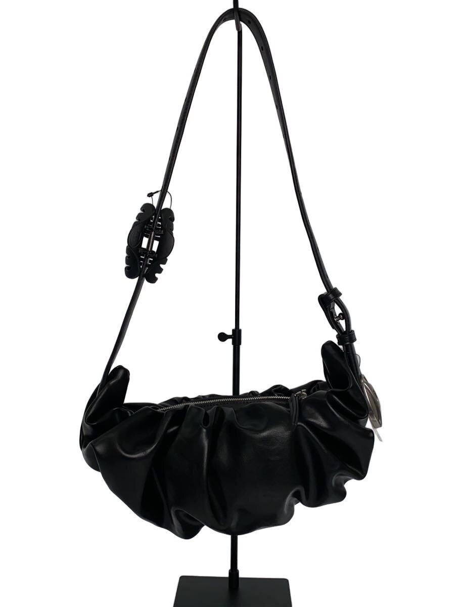 【中古】DIESEL◆ショルダーバッグ/なめし革/BLK/X10479【御徒面子】