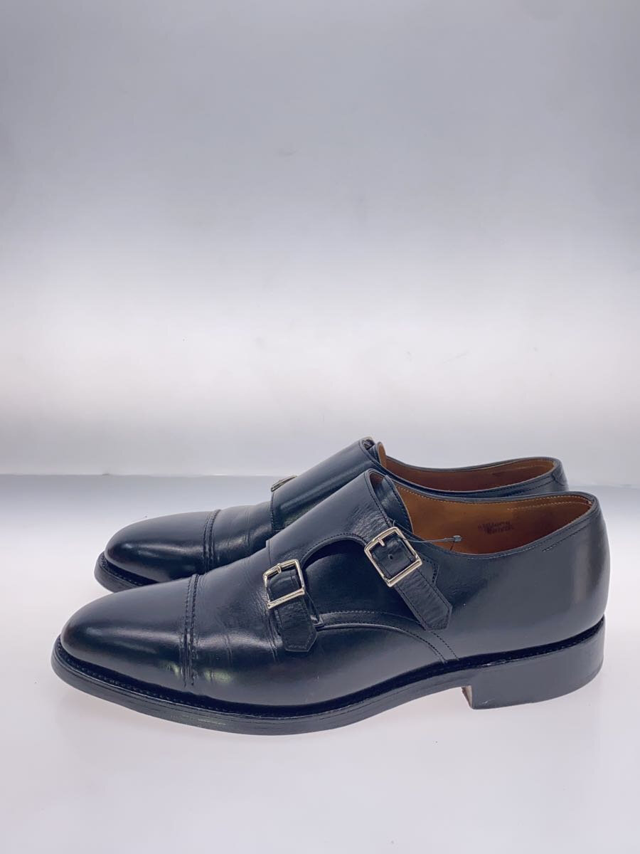 【中古】JOHN LOBB◆WilliamII/ダブルモンク/お召しものシューズ/UK8.5/黒いこと/MADE IN ENGLAND【シューズ】