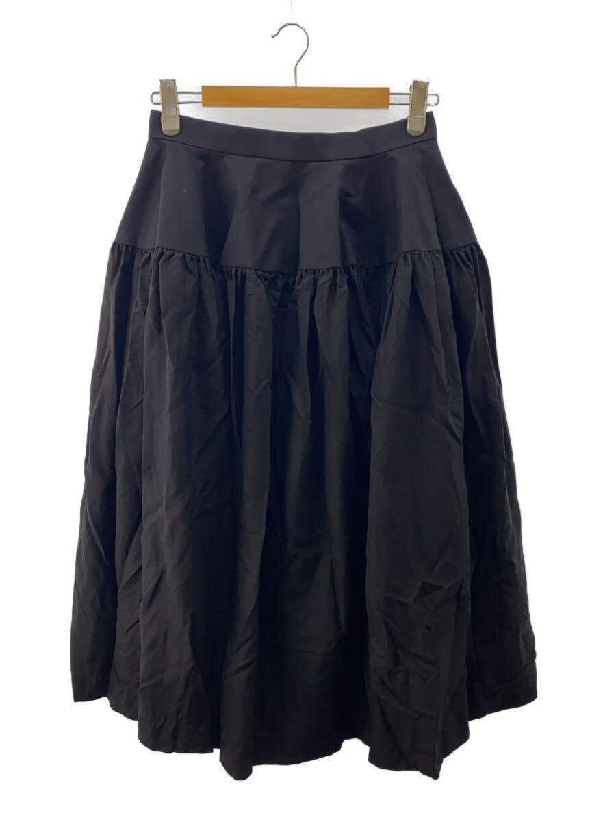 【中古】noir kei ninomiya◆ロングスコート/M/羊毛/BLK/3I-S008/AD2021/※チュインガムねばり着く【レディース御召しもの】