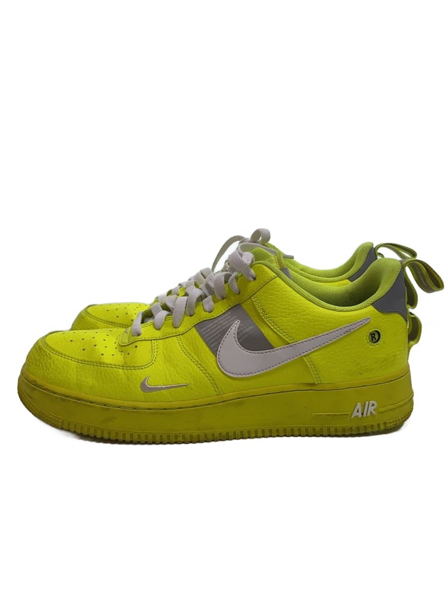 【中古】NIKE◆AIR FORCE 1 07 LV8 UTILITY/エアフォースユーティリティ/黄色/AJ7747-700/29c【シューズ】