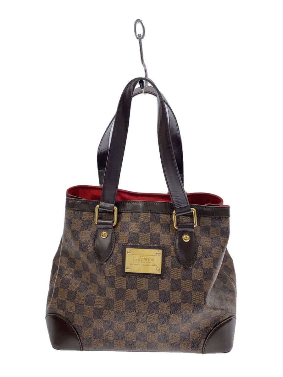 【中古】LOUIS VUITTON◆ハムステッドPM_ダミエ・エベヌ_BRW/PVC/BRW/総柄【バッグ】｜2ｎｄ STREET 店