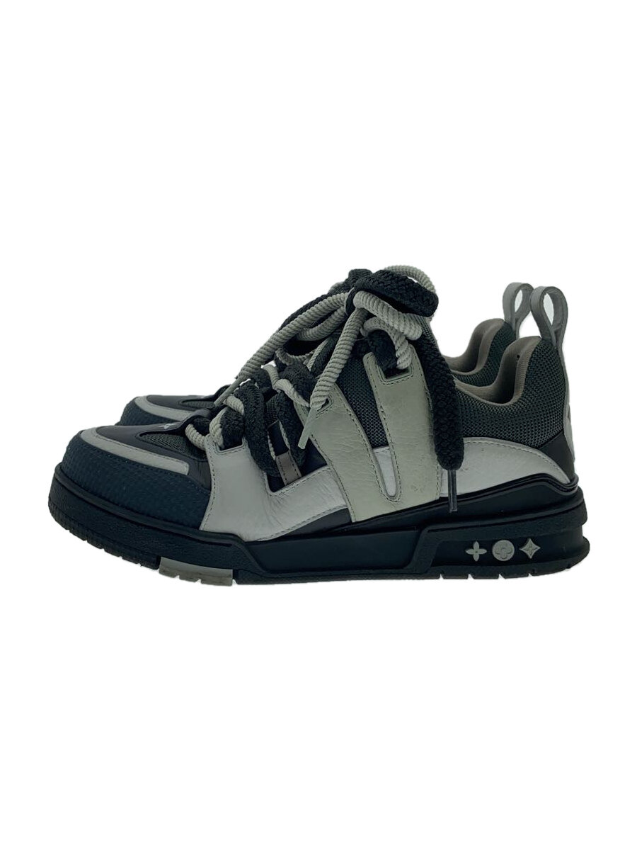 【中古】LOUIS VUITTON◆ローカットスニーカー/UK7.5/GRY【シューズ】