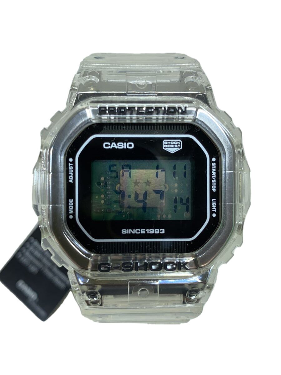 【中古】CASIO◆石英ウオッチ_G-SHOCK/デジタル/CLR【服飾雑貨他】