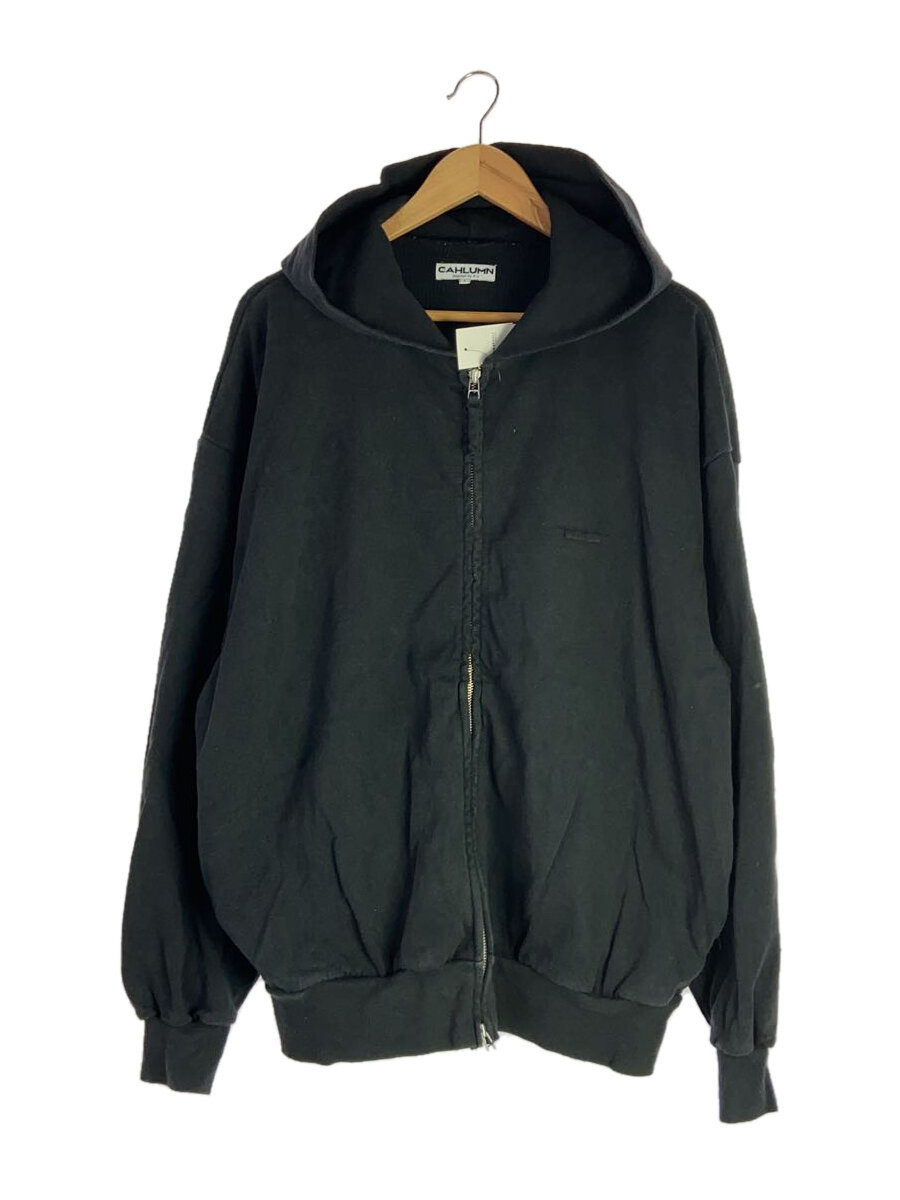 【中古】CAHLUMN◆ジップパーカー/L/綿織物/BLK/1023390900031//【メンズウェア】