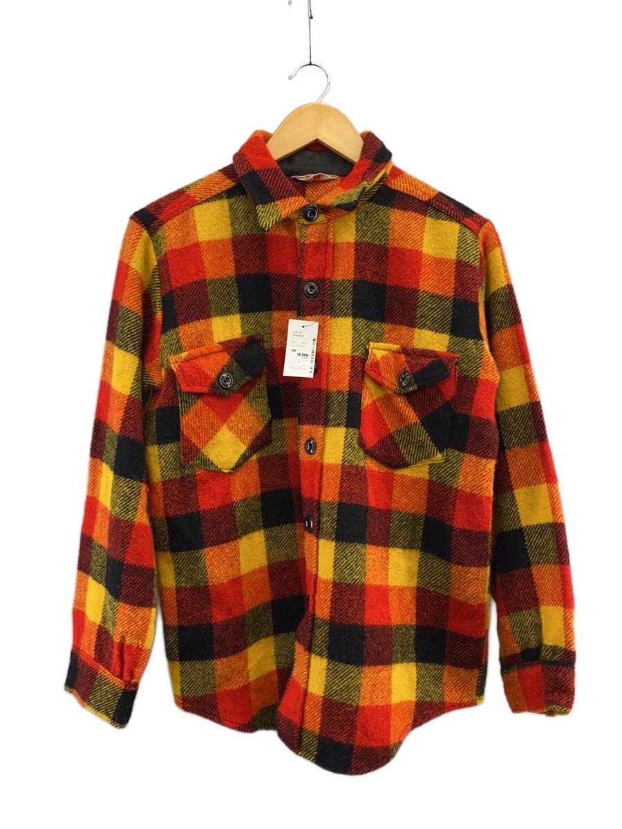【中古】Frostproof◆60s/VINTAGE/ヘビネル/長袖シャツ/16.5/ウール/レッド【メンズウェア】|2nd STREET 店