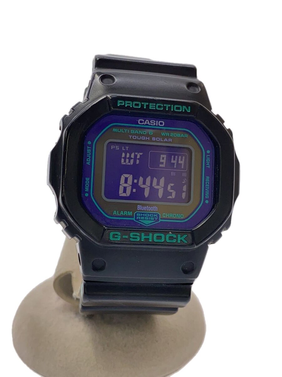 【中古】CASIO◆CASIO/ソーラーウオッチ・G-SHOCK/デジタル/天然ゴム/黒いこと/黒いこと//【服飾雑貨他】
