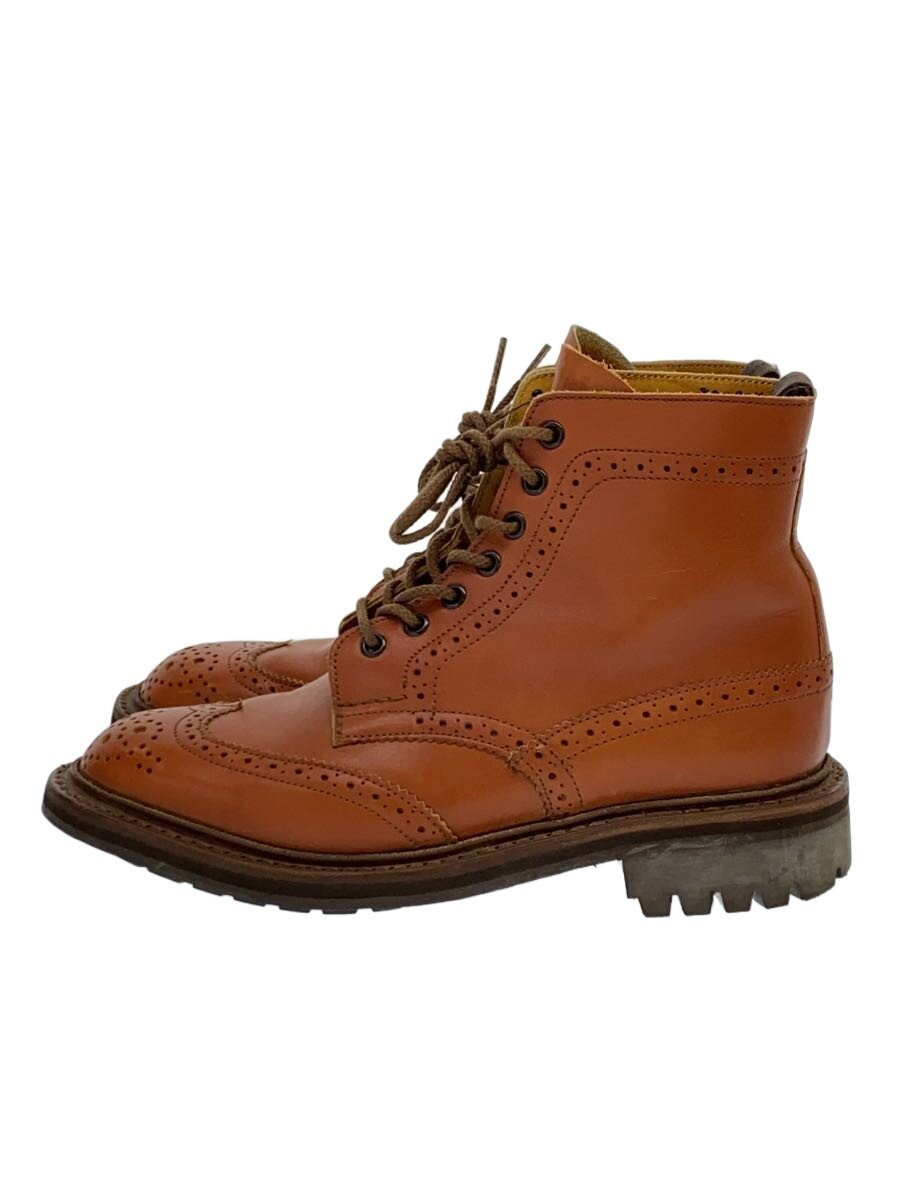 【中古】Tricker’s◆レースアップブーツ/UK4.5/CML/なめし革/L5180//【シューズ】