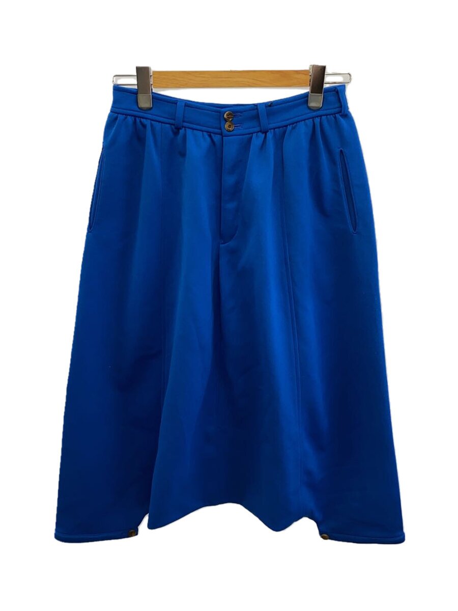 【中古】COMME des GARCONS◆サルエルパンツ/S/毛糸/BLU/無地/GS-P044【メンズウェア】