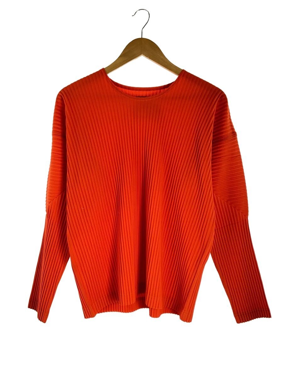 【中古】HOMME PLISSE ISSEY MIYAKE◆カットソー/2/ポリエステル/ORN/HP93JK187//【メンズウェア】