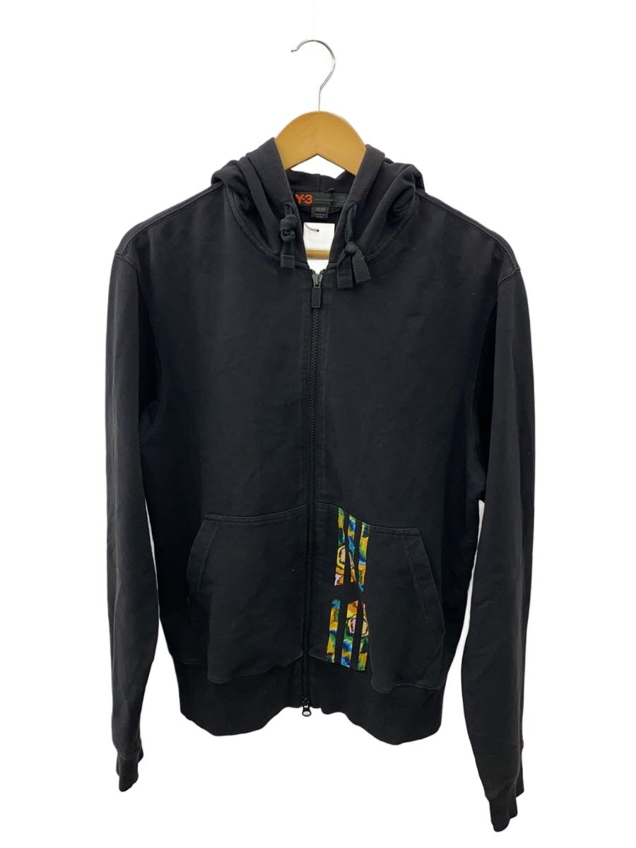 【中古】Y-3◆ジップパーカー/XS/綿織物/黒いこと/無地/683112【メンズウェア】