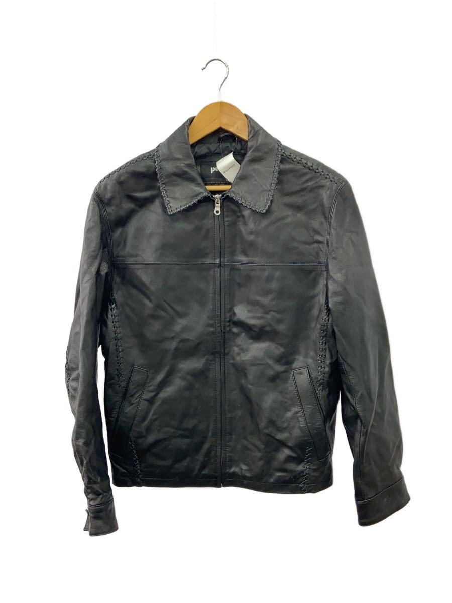 【中古】Pelle Cyma◆なめし革上衣・上衣/L/羊革/BLK【メンズウェア】