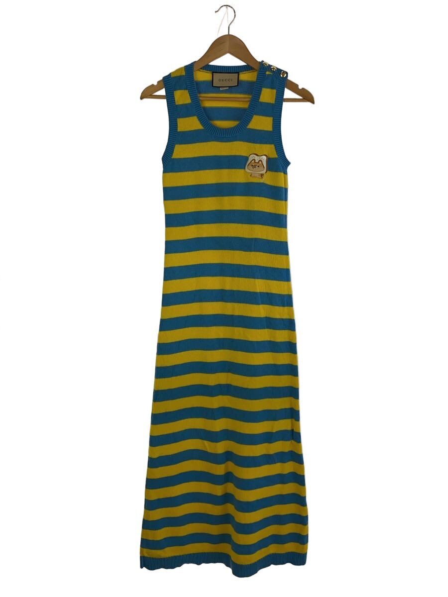 【中古】GUCCI◆編み物衣裳/XS/綿織物/BLU/間借り人/22005802677458r20250714【レディース御召しもの】