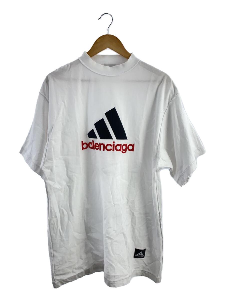 【中古】BALENCIAGA◆プルオーバー/1/綿織物/WHT/731769【メンズウェア】