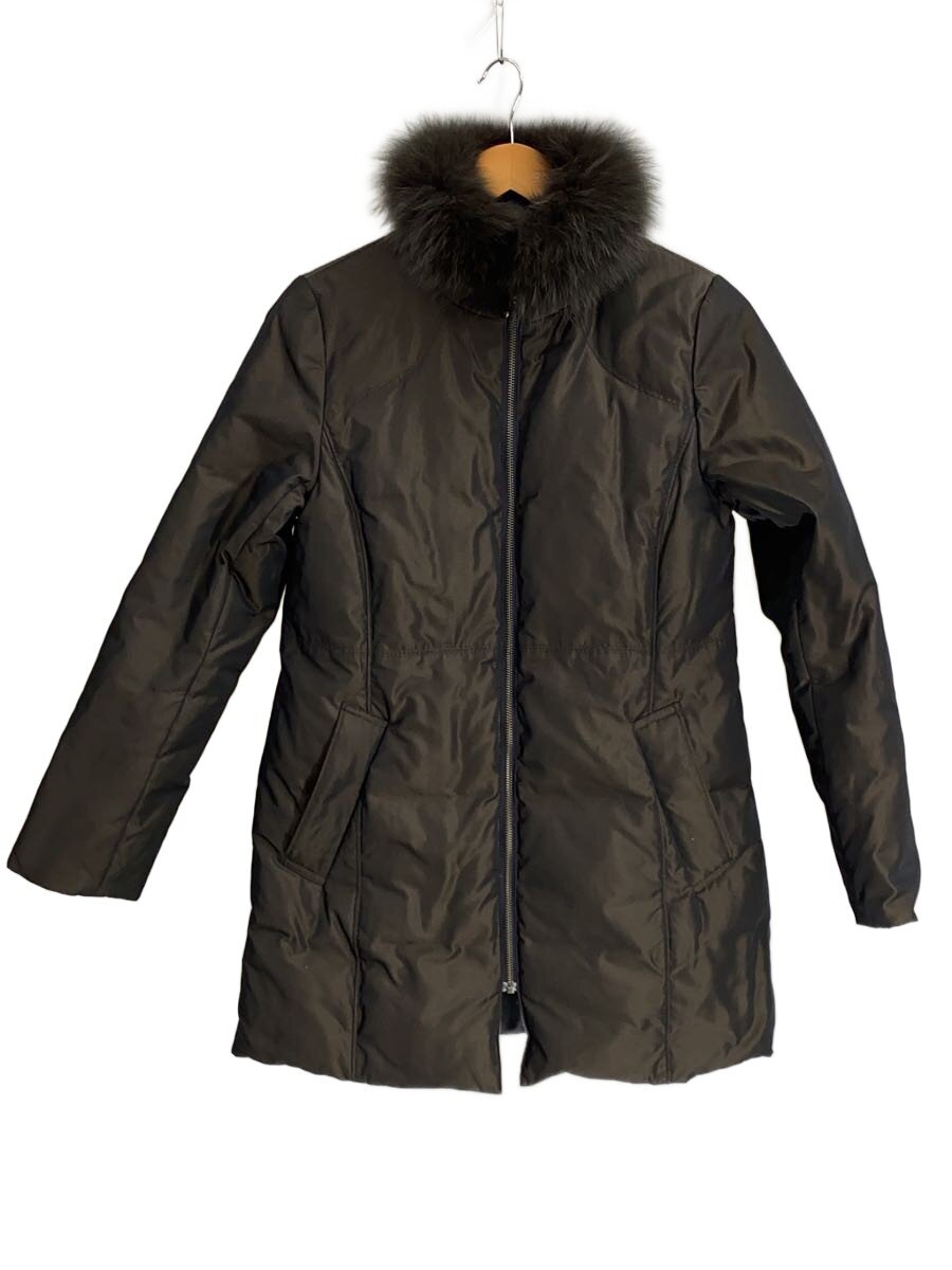 【中古】Aquascutum◆ロングダウンジャケット/8/ナイロン/1255700-39【レディース御召しもの】