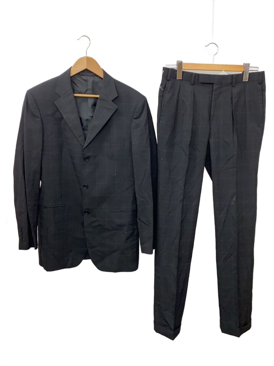 【中古】BURBERRY BLACK LABEL◆背広/42/羊毛/BLK/照合のしるし/BMD01-200-09//【メンズウェア】