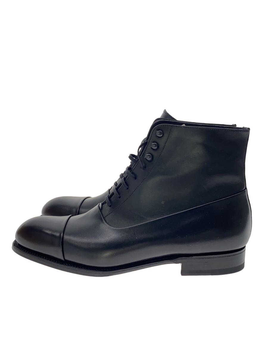 【中古】J.M.WESTON◆6 Eyelets Balmoral/レースアップブーツ/6/BLK/なめし革【シューズ】