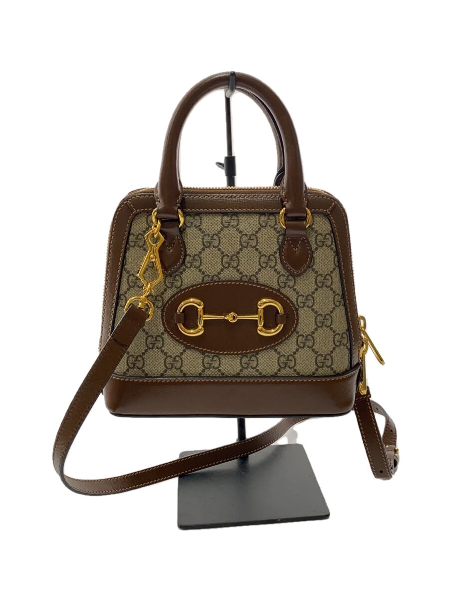 【中古】GUCCI◆ミニ・トップハンドルバッグ_グッチホースビット1955/レザー/マルチカラー【バッグ】|2nd STREET 店