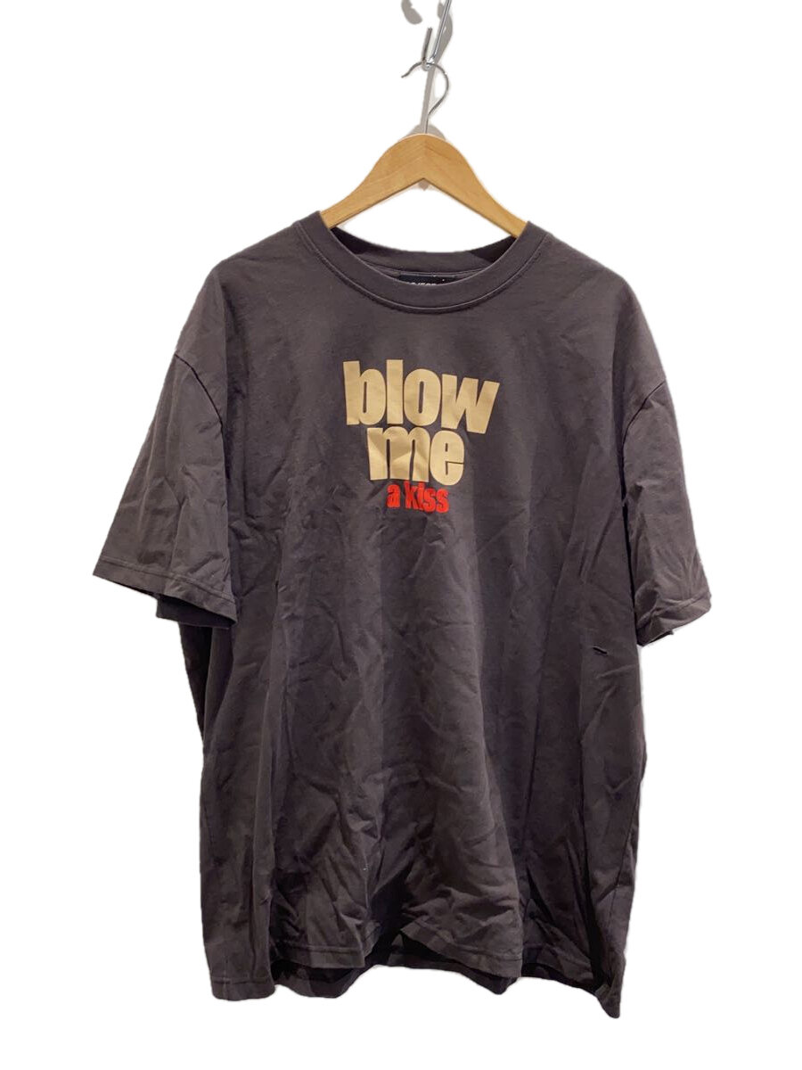 【中古】PROJECT G/R◆blow me a kiss Tee/プルオーバー/--/綿織物/BRW/無地【メンズウェア】