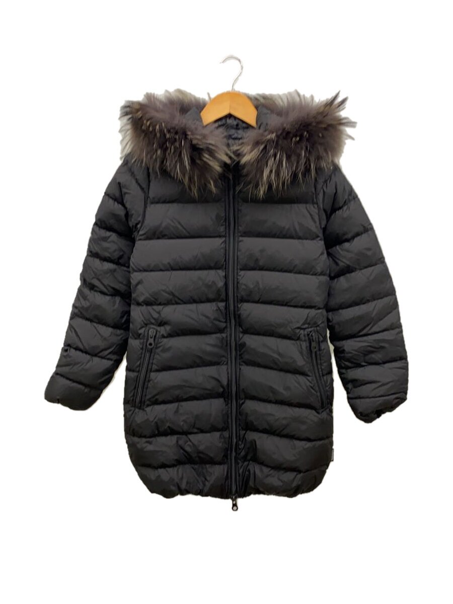 【中古】DUVETICA◆CELEBROS/落ちこむ厚地の外套/42/ナイロン/BLK/192-DB120004N00-11620-MG【レディース御召しもの】