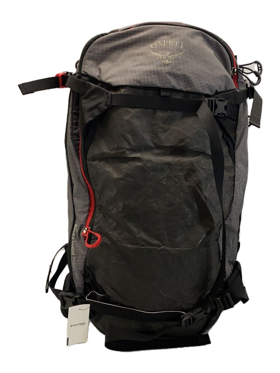 【中古】osprey◆背嚢/ナイロン/黒/SOLDENPRO/alprideＥ1/エアバッグ【御徒面子】