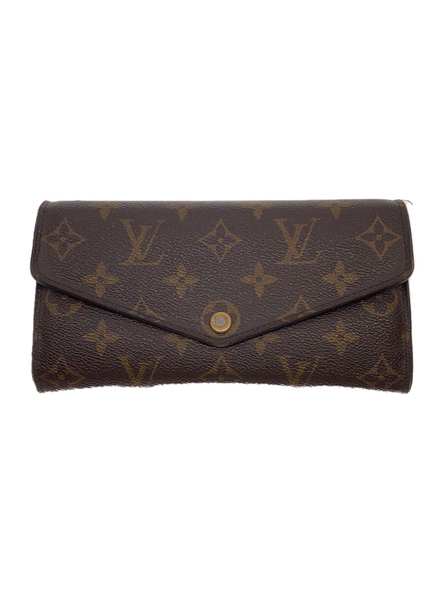 【中古】LOUIS VUITTON◆2)ポルト・フォイユ・サラ_モノグラム・キャンバス_BRW_ブラウン/PVC/BRW/メンズ【服飾雑貨他】 14,731円