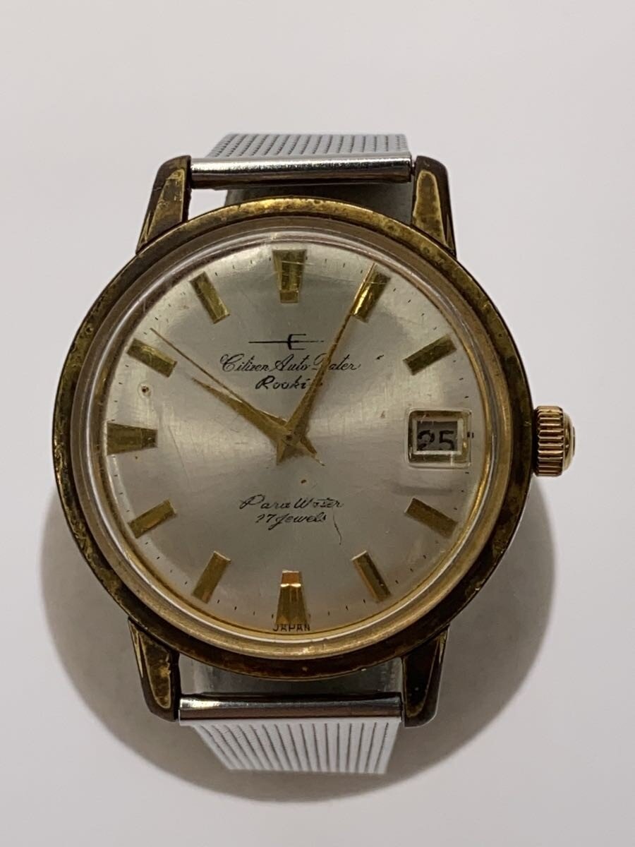 【中古】CITIZEN◆手巻ウオッチ/アナログ/ステンレス鋼/SLV/SLV/SS/AR15304【服飾雑貨他】