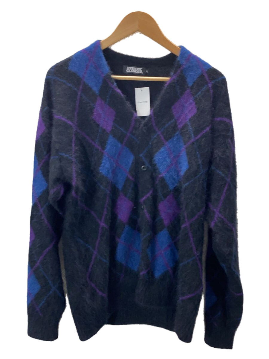 【中古】HYSTERIC GLAMOUR◆19AW/アーガイル柄 編込ジレー/アンゴラ混/ジレー/M/羊毛//【メンズウェア】