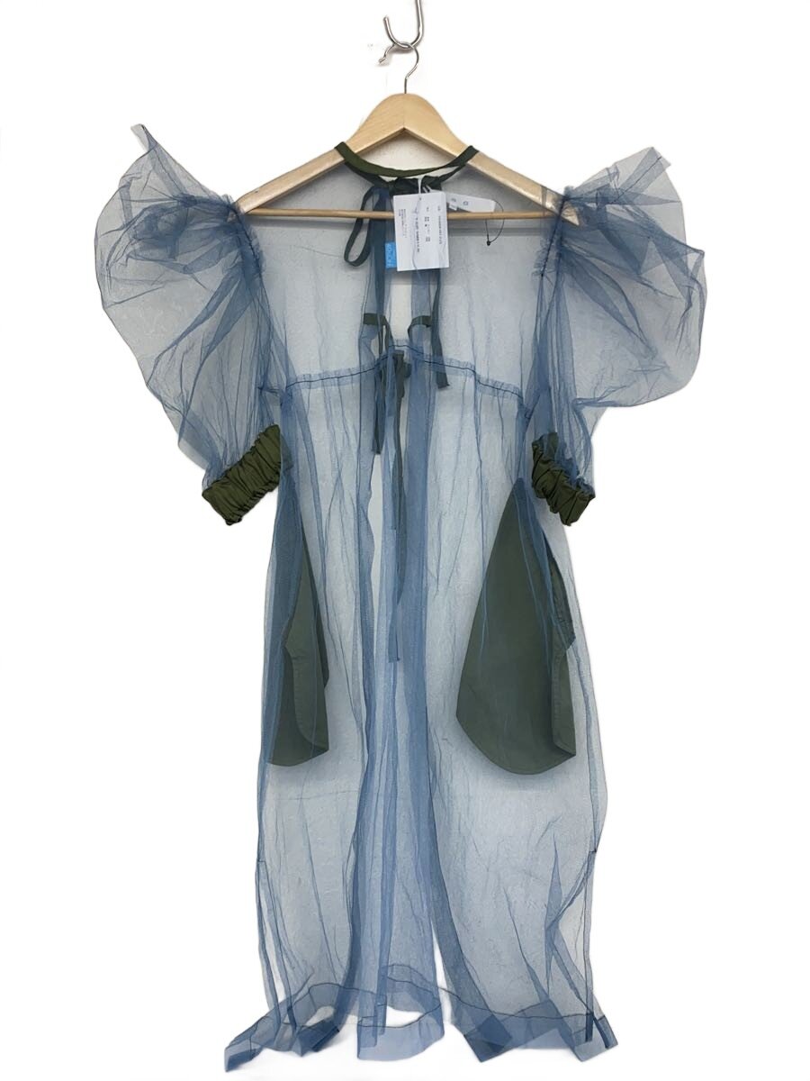 【中古】Tao COMME des GARCONS◆25SS/チュールワンピース/S/ナイロン/BLU/TO-O005//【レディースお召しもの】