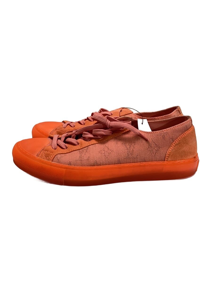 【中古】LOUIS VUITTON◆ローカットスニーカー/UK7.5/ORN/帆布【シューズ】