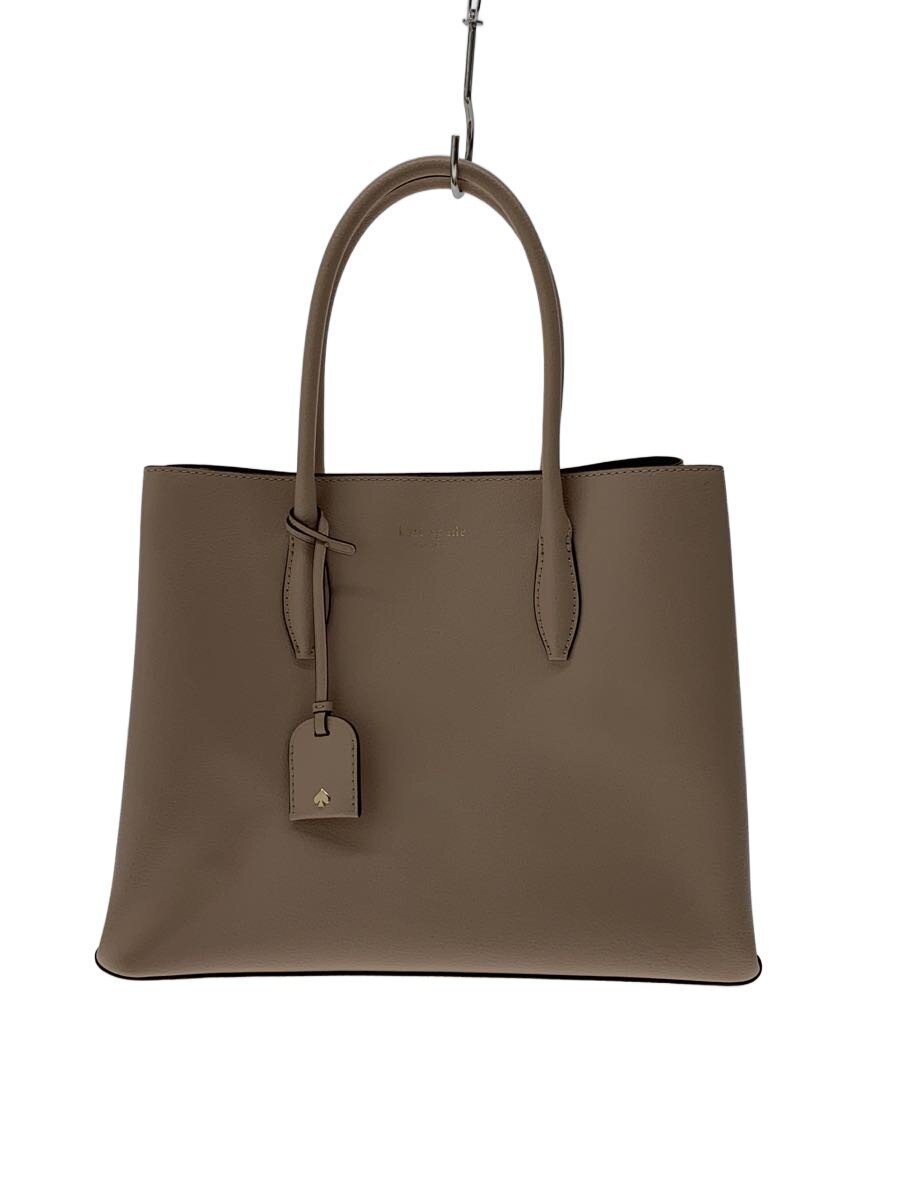 【中古】kate spade new york◆トートバッグ/なめし革/PNK/WKRU5696【御徒面子】