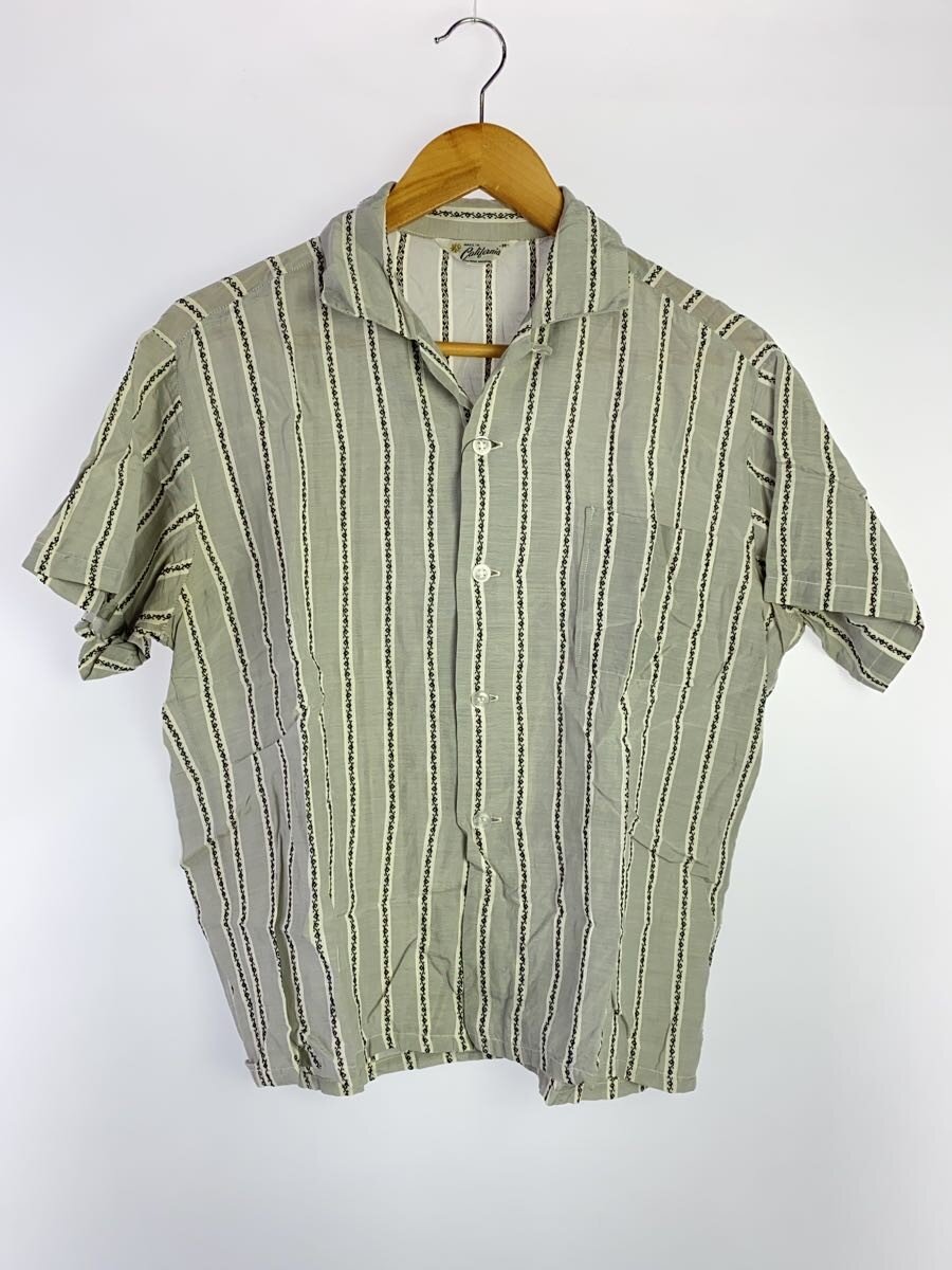 【中古】Made インチ California /半袖プルオーバー/M/--/GRY/縞模様【メンズウェア】