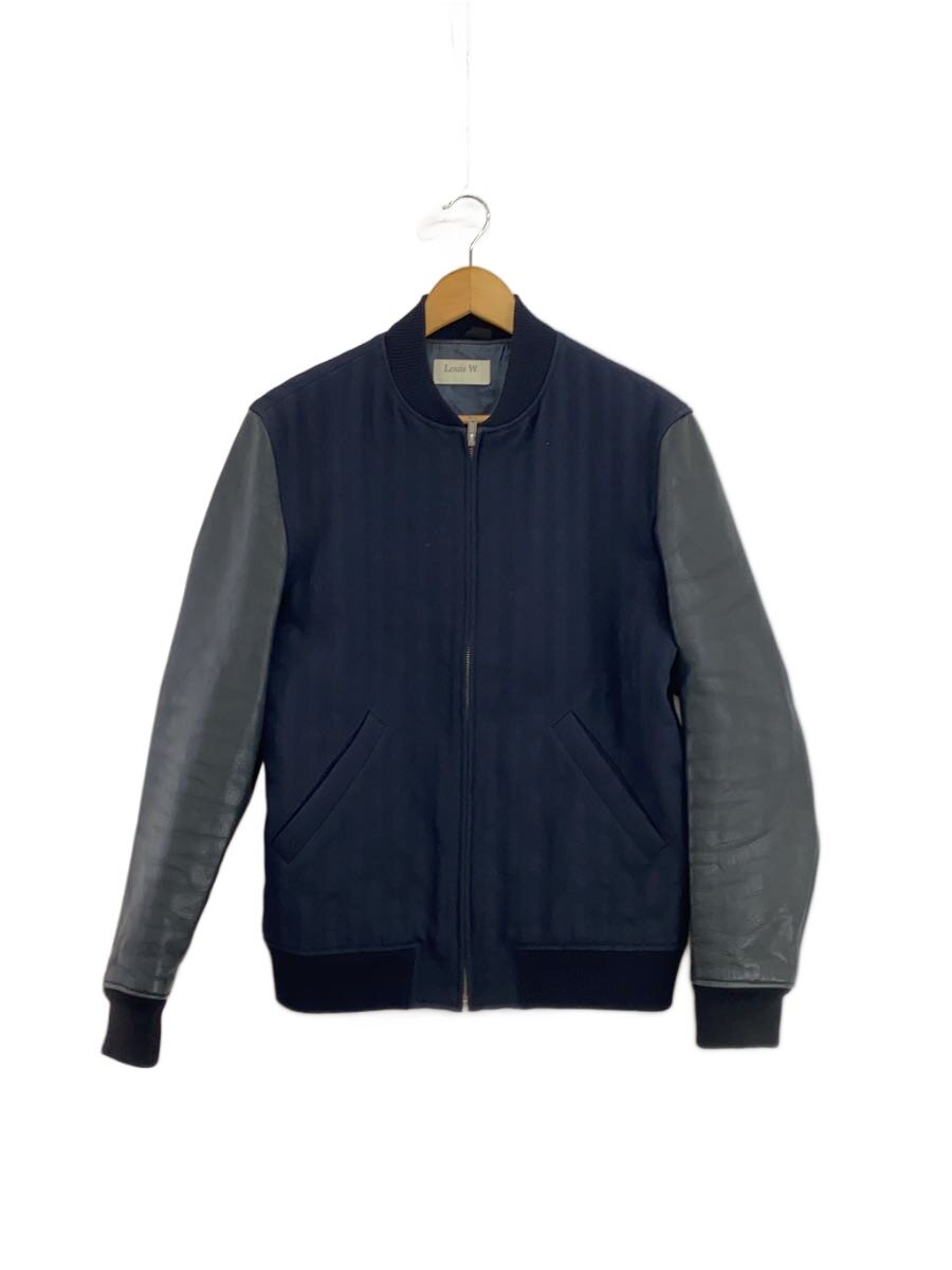【中古】A.P.C.◆スタジャン/S/--/NVY/louis W/レザースリーブ切替//【メンズウェア】｜2ｎｄ STREET 店