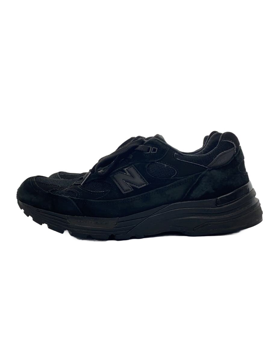 【中古】NEW BALANCE◆ローカットスニーカー/28珊/BLK/スウェード/M922EA【シューズ】