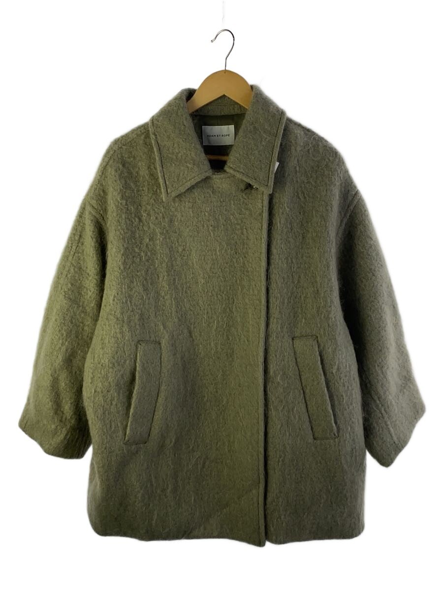 【中古】ADAM ET ROPE◆モヘヤシャギーミドルコート/FREE/ウール/グリーン/GAO-23050-B【レディースウェア】|2nd STREET 店