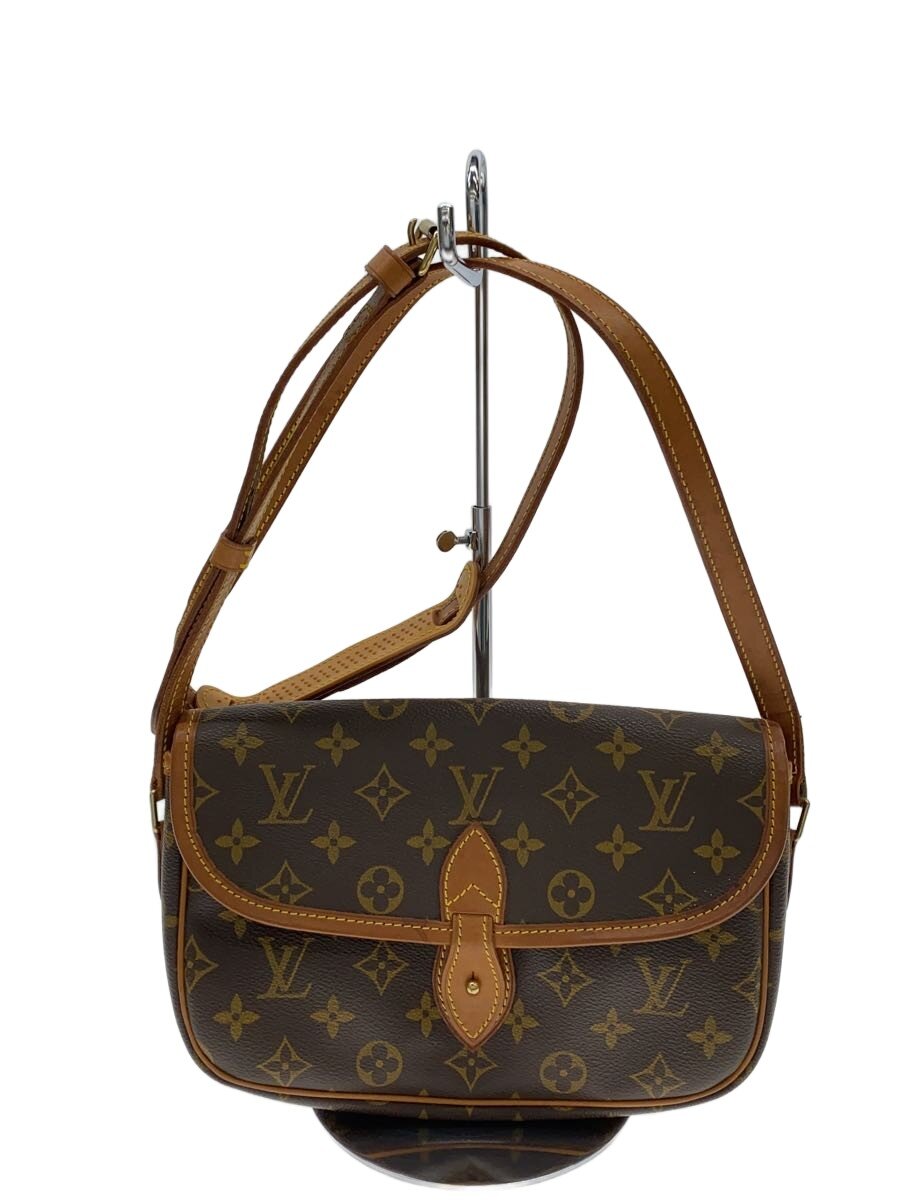 【中古】LOUIS VUITTON◆ジベシェールPM_モノグラム・帆布/PVC/BRW【御徒面子】