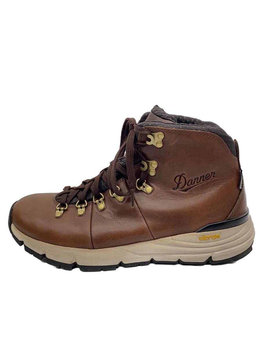 【中古】Danner◆トレッキングブーツ/UK7.5/BRW/なめし革/62258【シューズ】