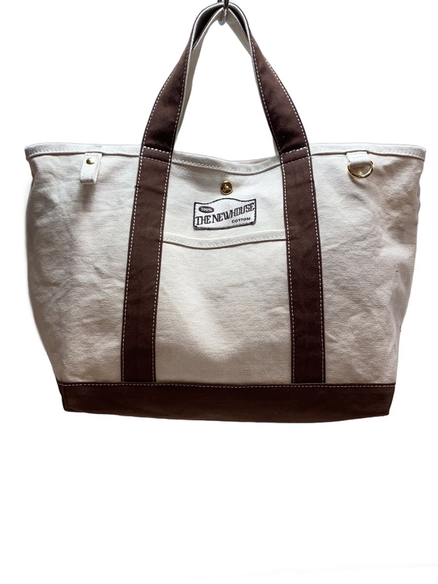 【中古】THE NEWHOUSE◆25AW/Lessage別注/トートバッグ/キャンバス/IVO/無地【バッグ】｜2ｎｄ STREET 店