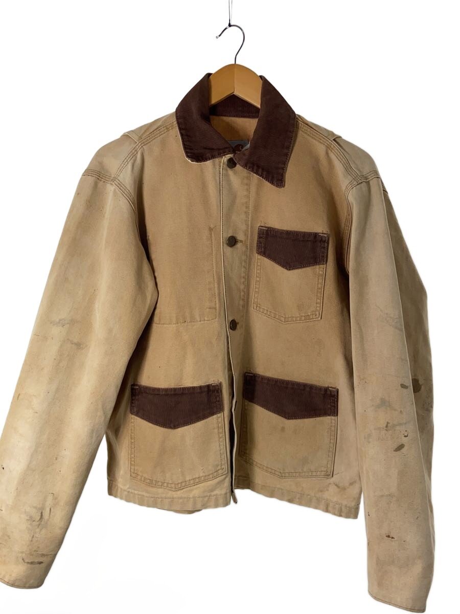 【中古】Carhartt◆覆いかぶせるオール/40/綿織物/BEG【メンズウェア】