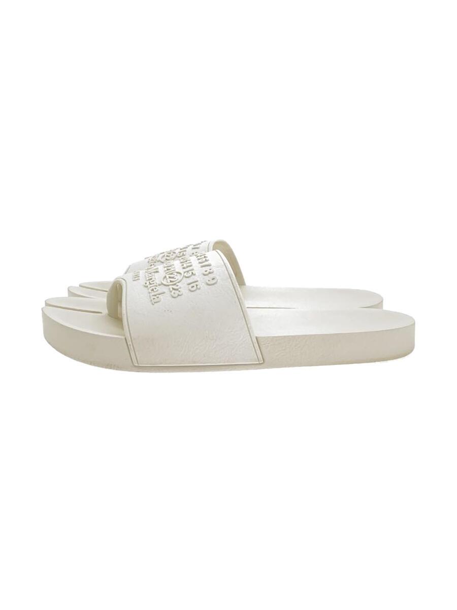 【中古】Maison Margiela◆足袋/天然ゴム/シャワー/暦/サンダル/39/WHT【シューズ】