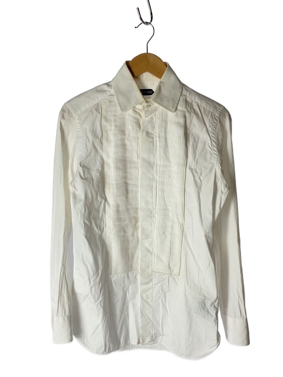 【中古】TOM FORD◆長袖シャツ/38/コットン/WHT/無地【メンズウェア】｜2ｎｄ STREET 店