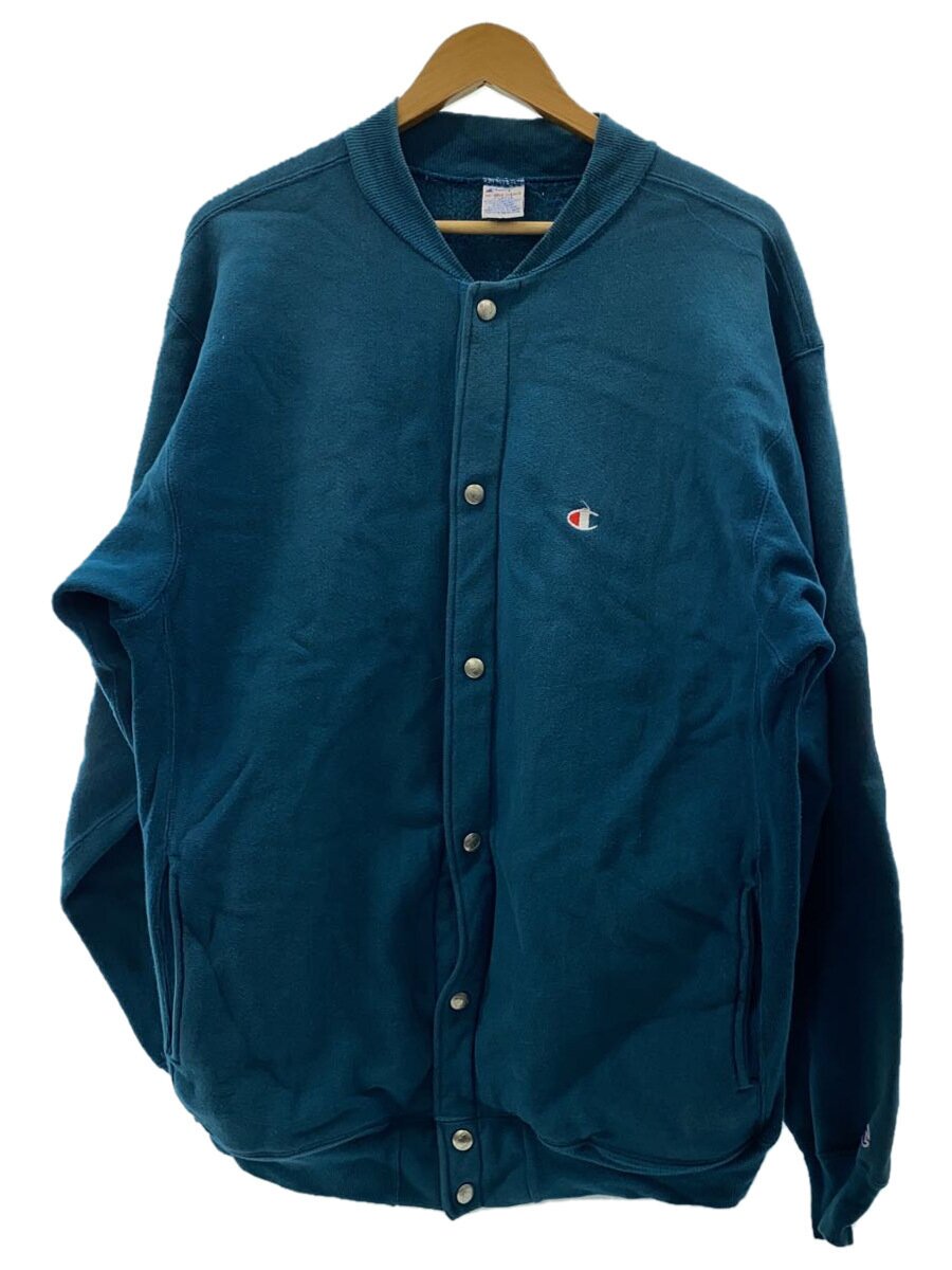 【中古】Champion◆ジレー(朦々たる)/XL/綿織物/GRN【メンズウェア】