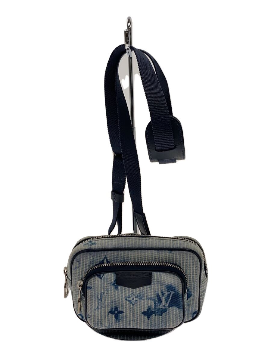 【中古】LOUIS VUITTON◆アウトドア・ポシェット お水色合い/ショルダーバッグ/M80462【御徒面子】