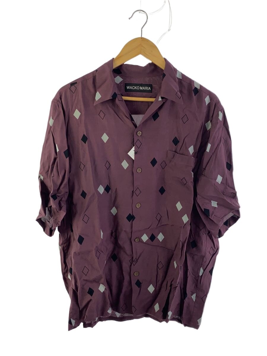 【中古】WACKO MARIA◆アロハシャツ/L/人絹/PUP/総柄/25SS-WMS-HI03【メンズウェア】