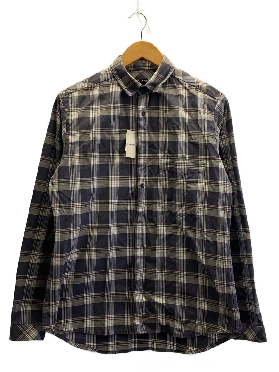 【中古】FRANKLEDER◆長袖シャツ/S/コットン/BLU/チェック/0316047【メンズウェア】｜2ｎｄ STREET 店
