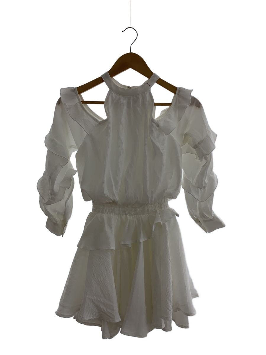 【中古】Darich◆25SS/ボリュームシフォンノースリーブワンピース/FREE/綿織物/WHT/無地/112514040【レディース御召しもの】