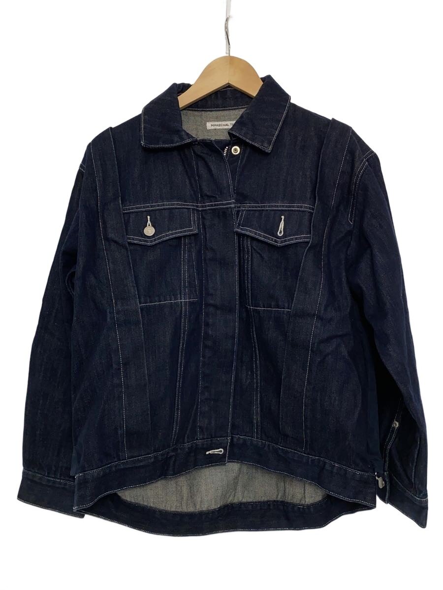 【中古】MARECHAL TERRE◆Gジャン/うしろ側筋目/2/ジーンズ/IDG/ZMT206JK217【レディース御召しもの】
